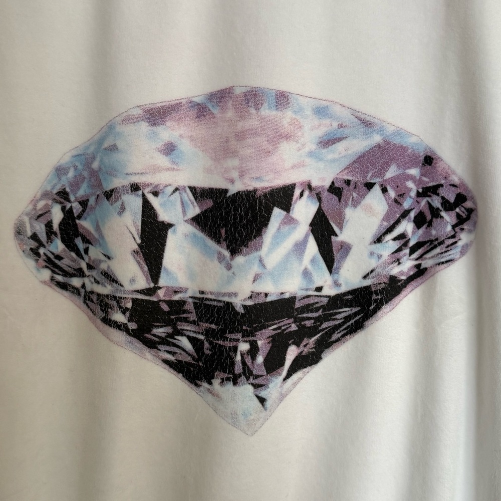 Wildfox White Label Velvet Diamond Graphic Sweater - Picture 2 of 6